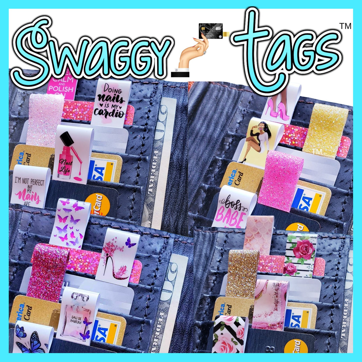 BIG BUNDLE THE PERFECT NAILS Swaggy Grabber Original Card Grabber & –  SWAGGY TAGS™️☆ SWAGGY GRABBER™️