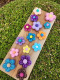JUST FLOWERS Handmade Clay Flowers for Mirrors, Vanity, Canvas, Wall Art, Bridal & Baby Shower, Event Decor