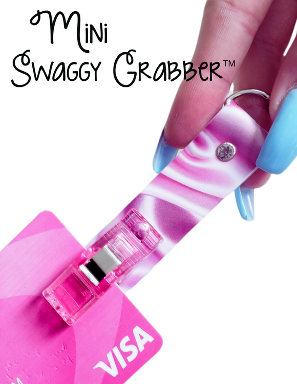 Swaggy Grabber Keychain THE PINK RESIN Starting at – SWAGGY TAGS™️☆  SWAGGY GRABBER™️