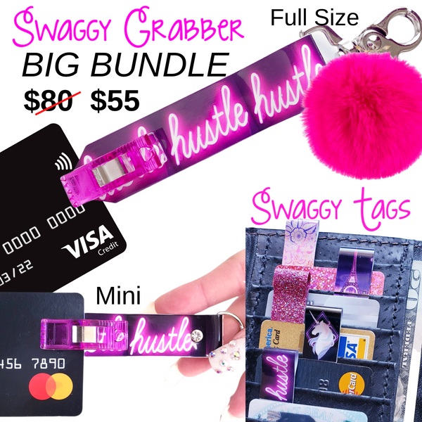 Big Bundle The Boujee Swaggy Grabber Original Card Grabber & Swaggy Tags