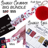 BIG BUNDLE THE "LEOPARDLICIOUS" Swaggy Grabber Original Card Grabber & Swaggy Tags